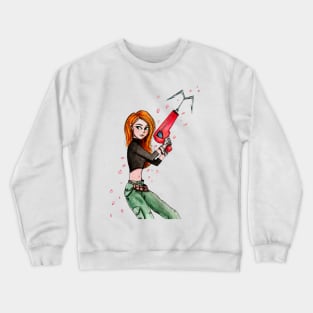 Kim possible-Fan art Crewneck Sweatshirt